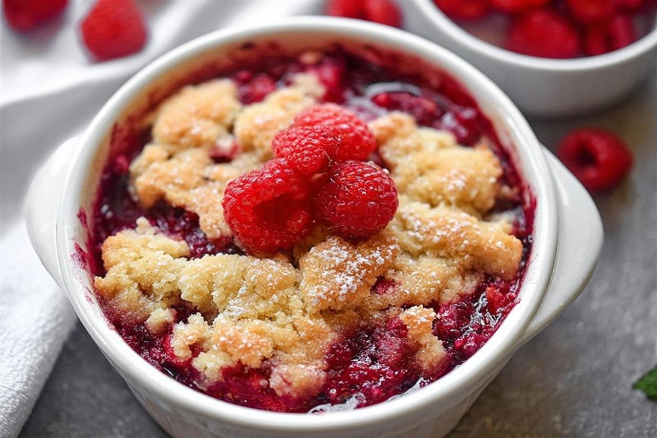 Raspberry Cobbler