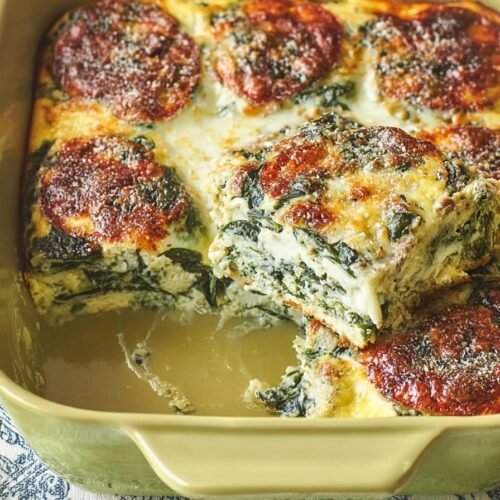 Spinach Florentine Breakfast Casserole