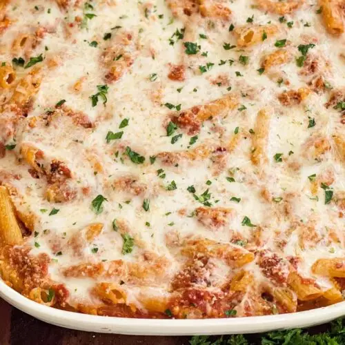 Baked Mostaccioli