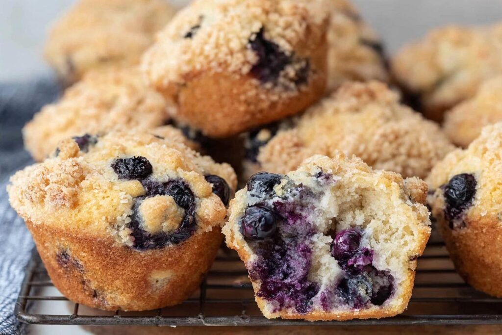 Homemade Blueberry Muffins
