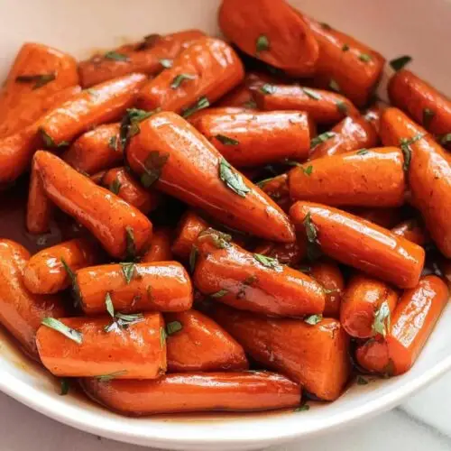 Honey Balsamic Glazed Carrots