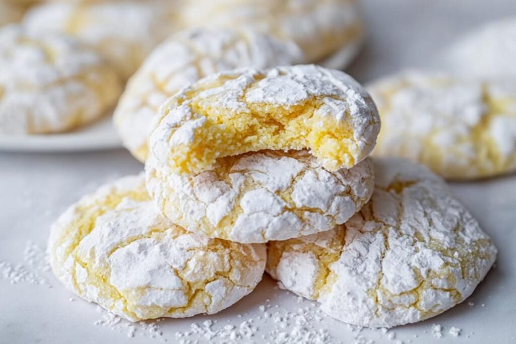 Lemon Crinkle Cookies