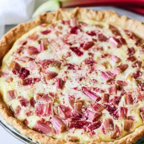 Rhubarb Custard Pie