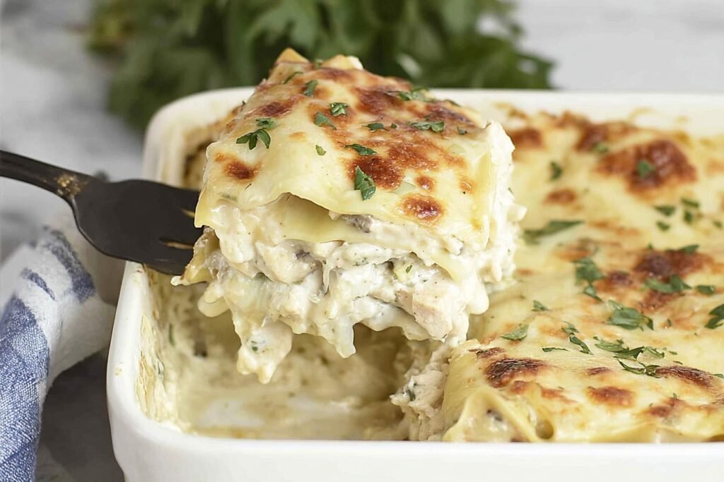 White Chicken Lasagna
