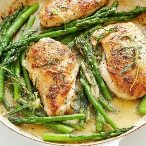Baked Chicken and Asparagus