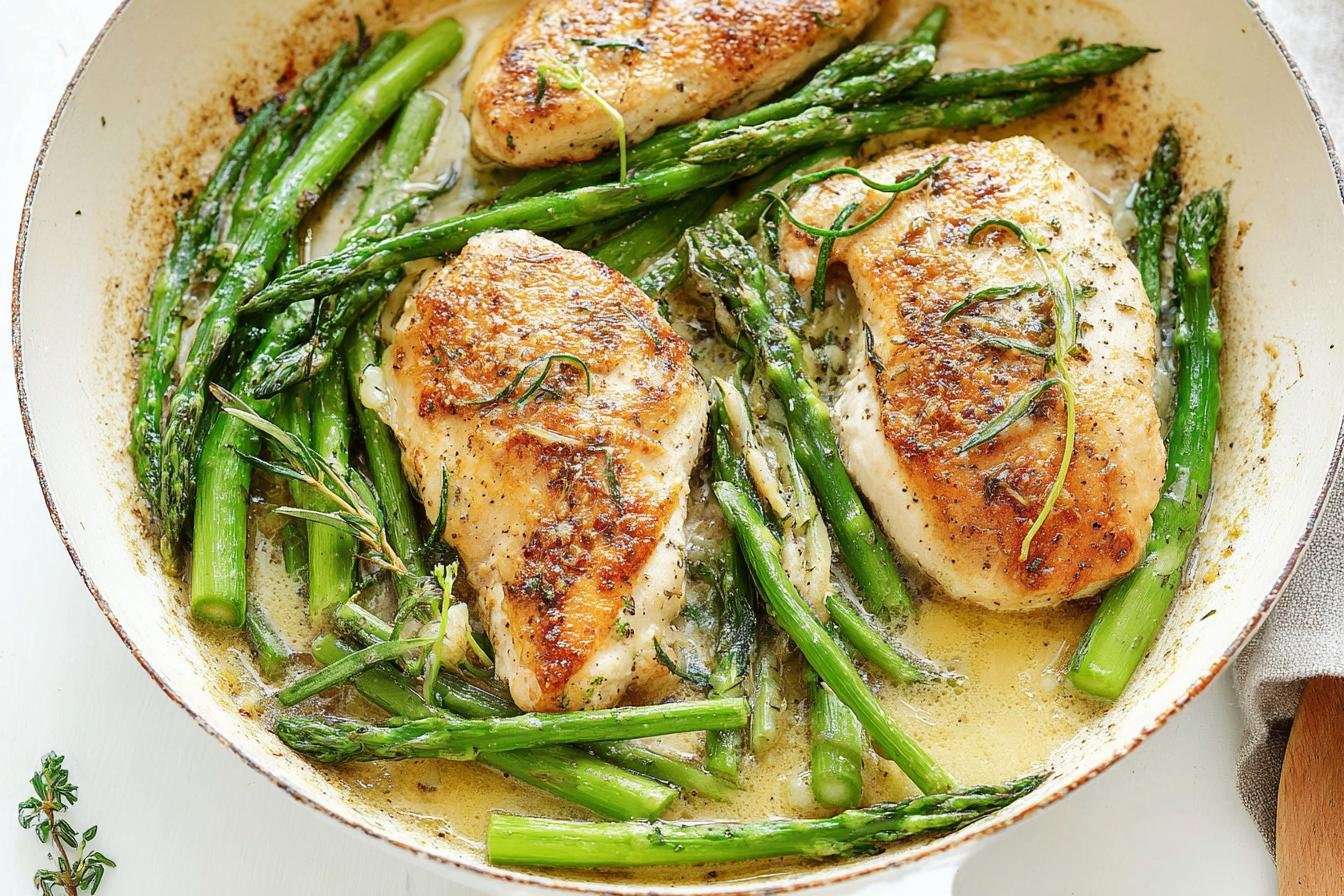 Baked Chicken and Asparagus
