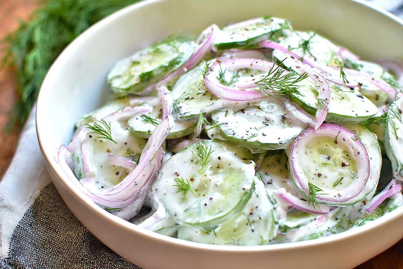 Creamy Cucumber Salad