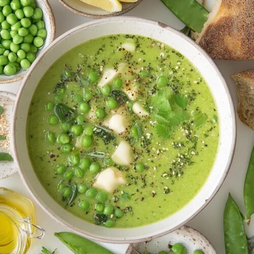 Fresh Pea Soup spring dinner