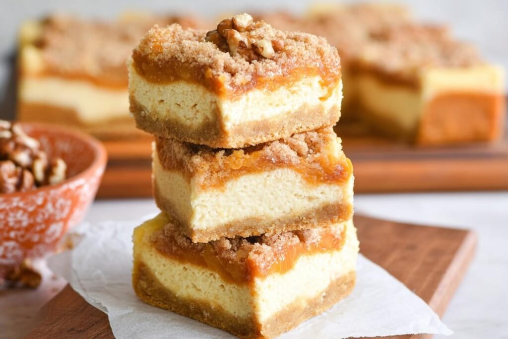 Pumpkin Cheesecake Bars