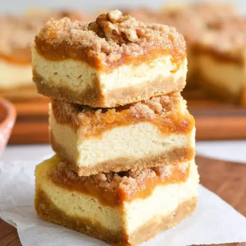 Pumpkin Cheesecake Bars