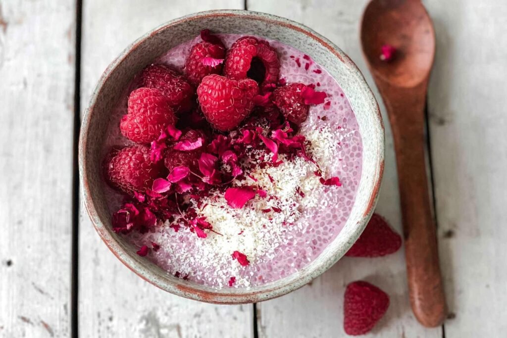 Raspberry Chia Pudding