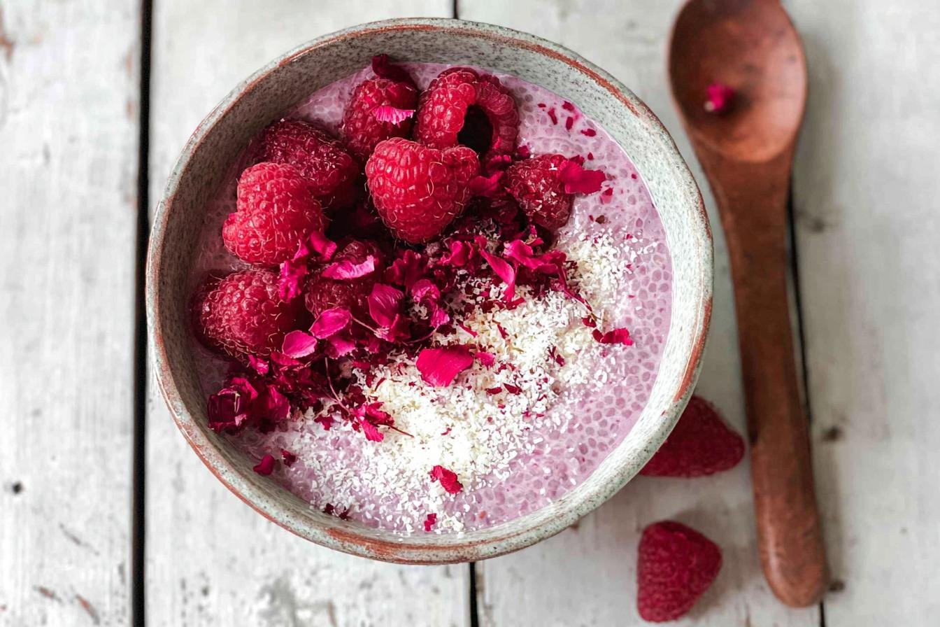 Raspberry Chia Pudding