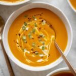 Roasted Carrot Coconut Soup