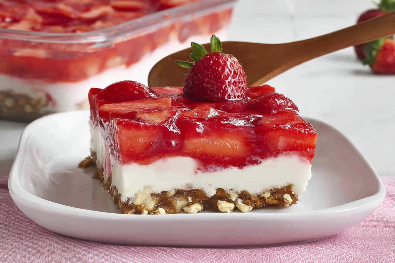 Strawberry Pretzel Salad