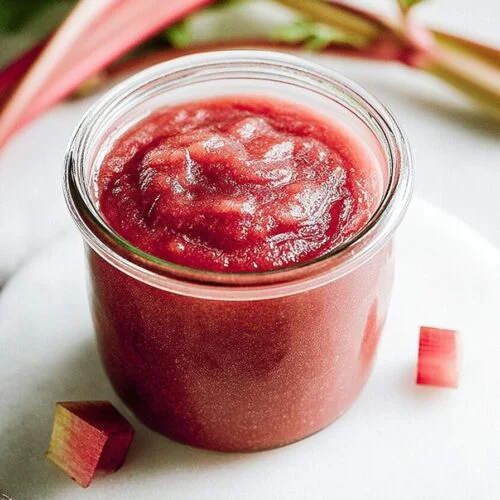 Sweet and Tart Rhubarb Sauce