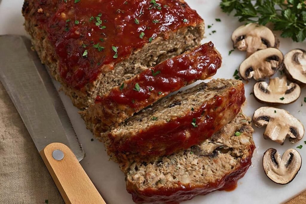 Turkey Mushroom Meatloaf