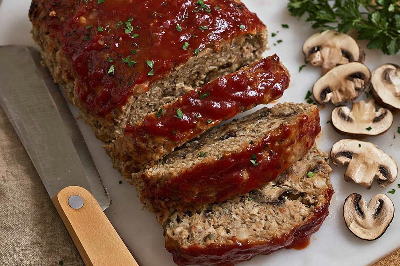 Turkey Mushroom Meatloaf