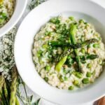 Vegan Asparagus Risotto spring dinner