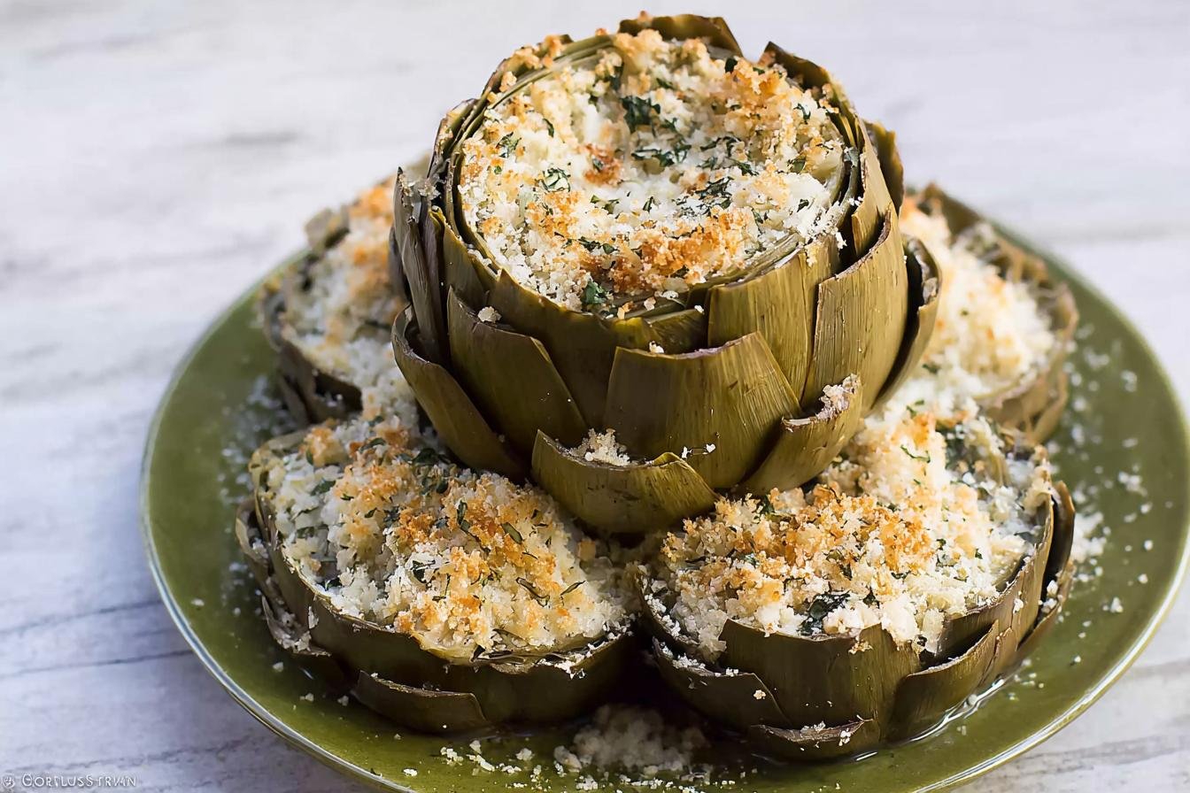 Baked Stuffed Artichokes