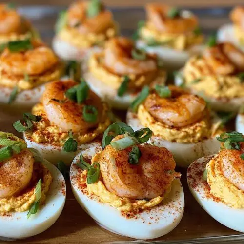 Cajun Shrimp Deviled Eggs