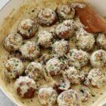 Creamy Garlic Parmesan Mushrooms
