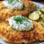 Crispy Dill Pickle Parmesan Chicken Recipe