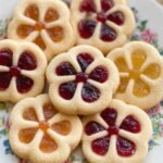 Flower Jam Thumbprint Cookies