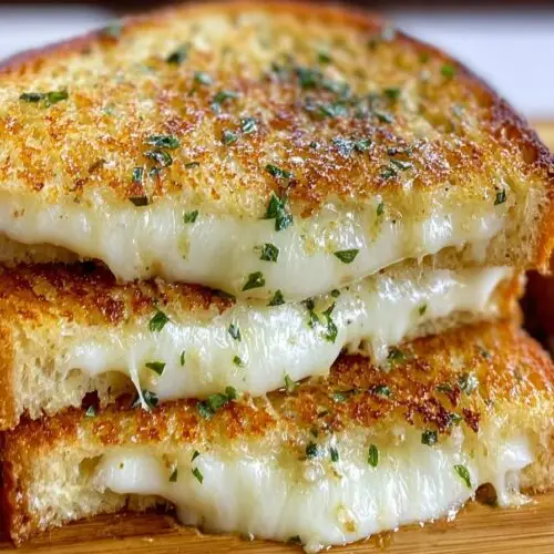 Garlic Bread Grilled Cheese