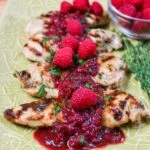 Grilled Chicken with Raspberry Balsamic Glaze