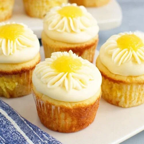 Lemon Stuffed Cupcakes