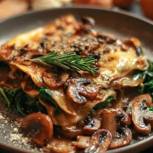 Mushroom And Spinach