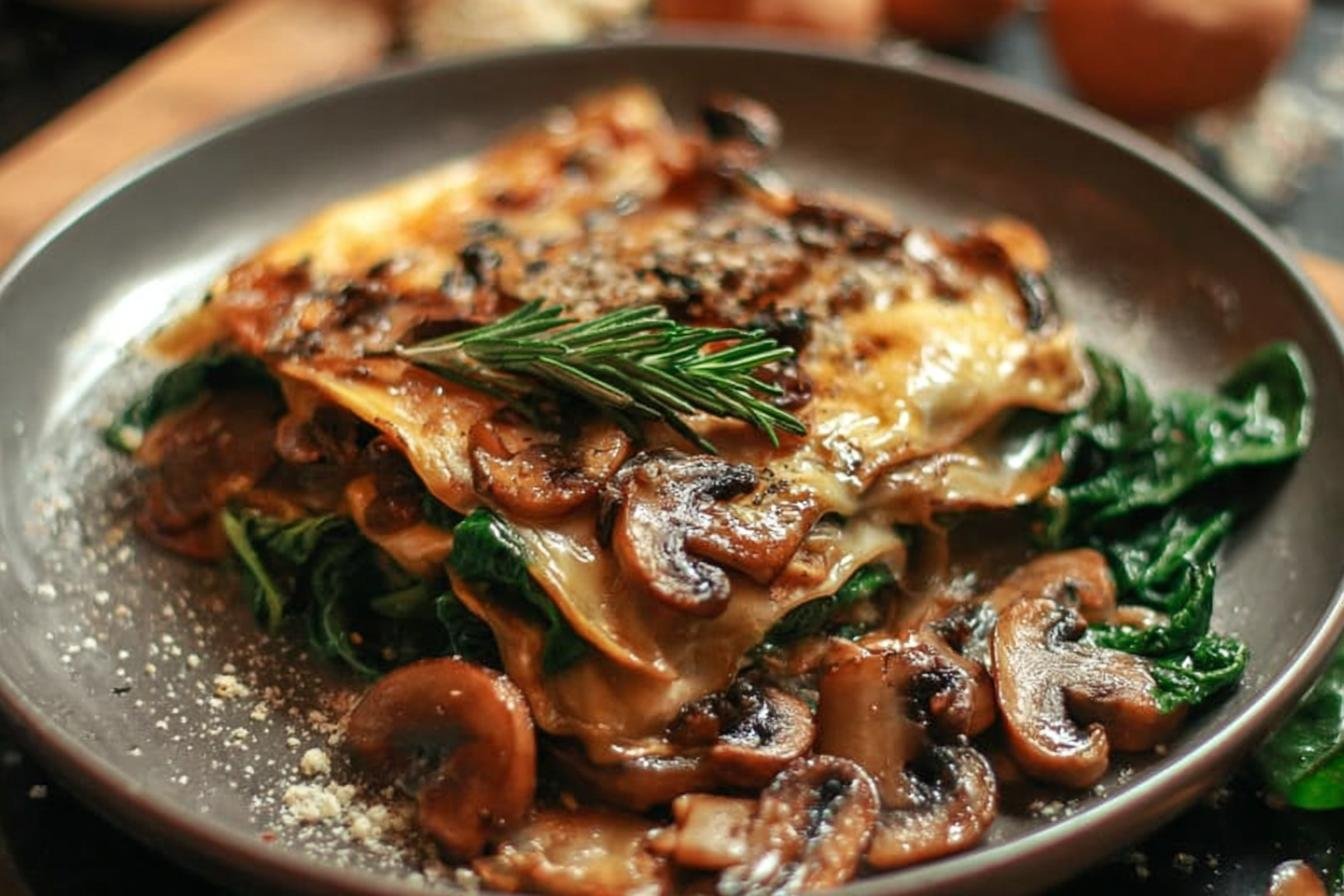 Mushroom And Spinach