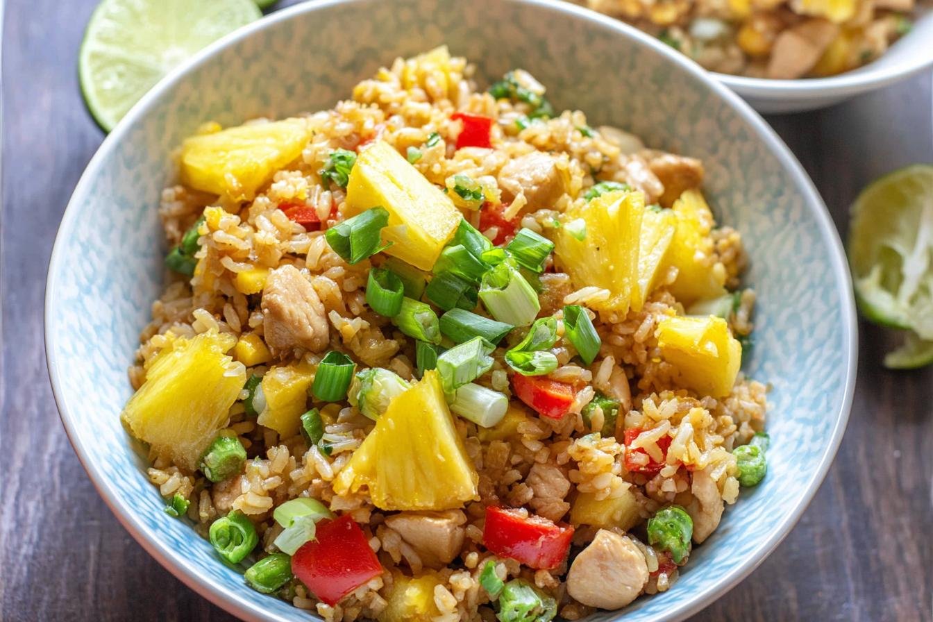 Pineapple Fried Rice with Chicken