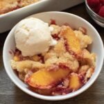 Raspberry Peach Cobbler