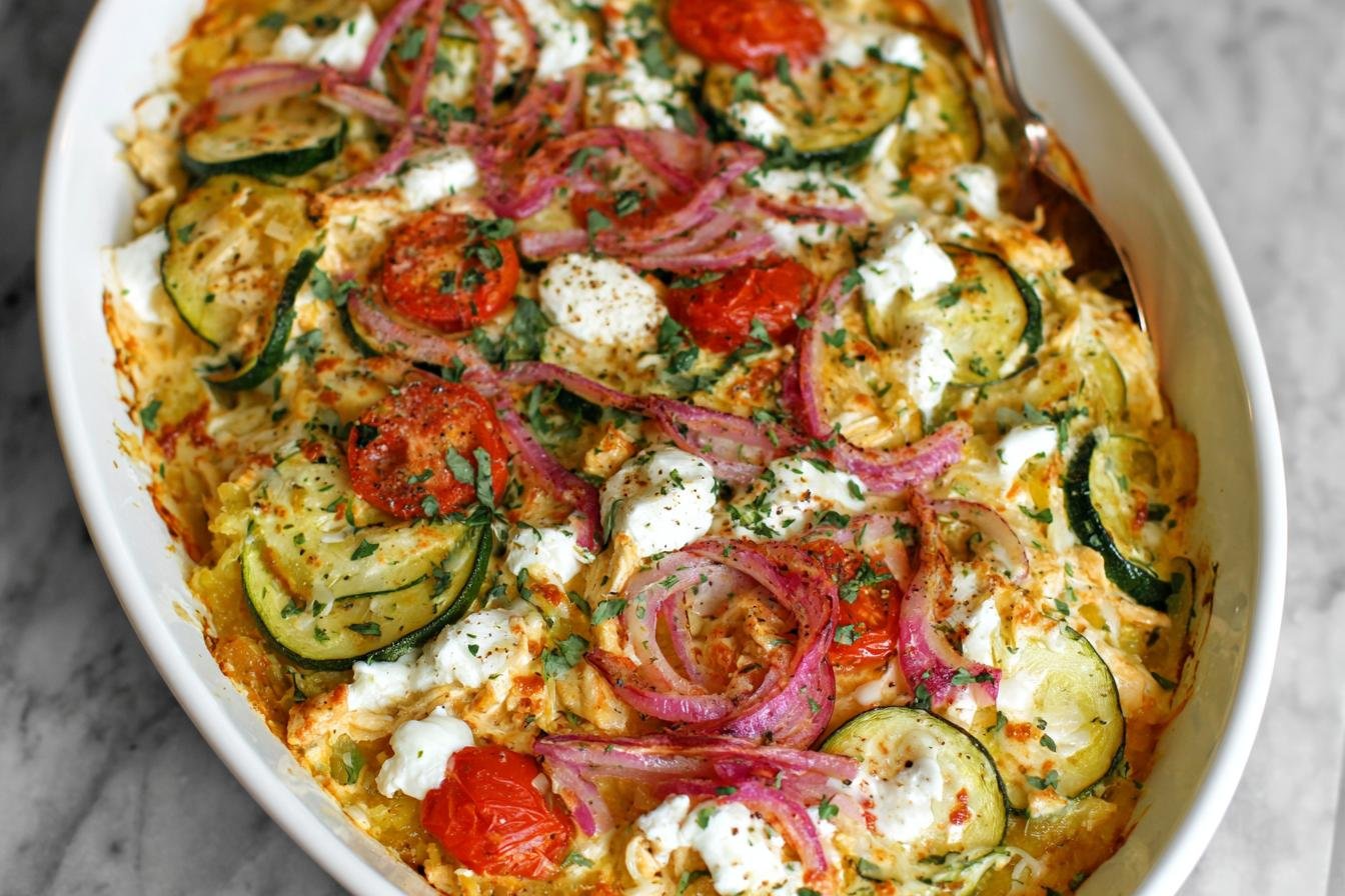 Spring Chicken Tzatziki Casserole