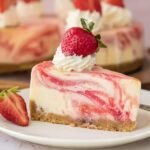 Strawberry Swirl Cheesecake