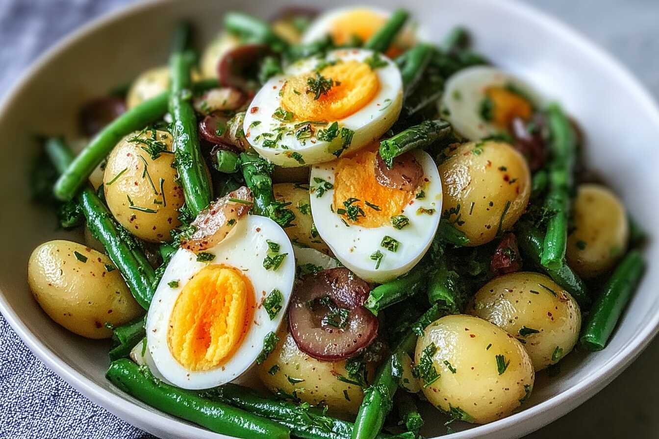 French-Style Potato and Green Bean Salad