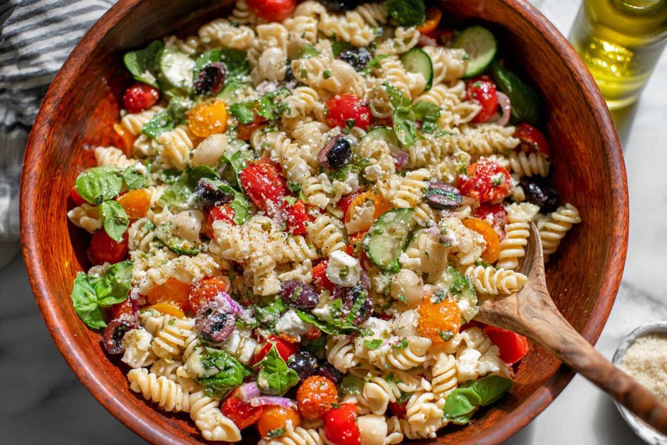 Italian Pasta Salad (Vegetarian)