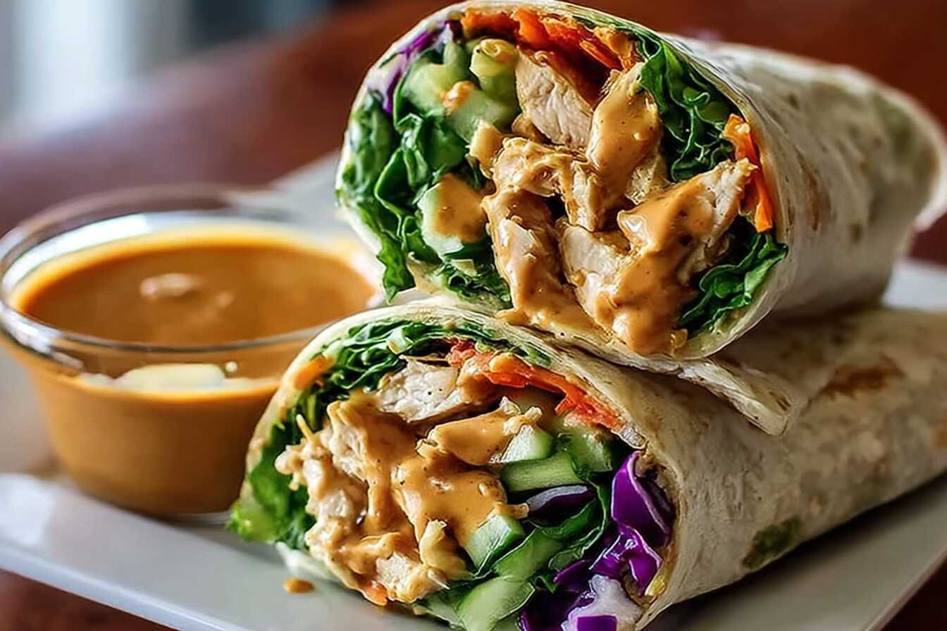 Thai Peanut Chicken Wraps: A Delicious, Easy Recipe!