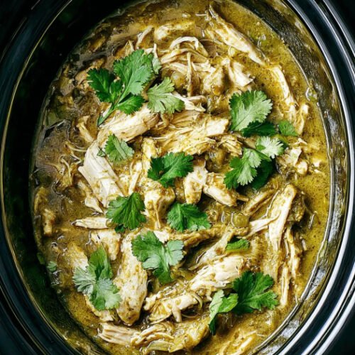 Crockpot Salsa Verde Chicken