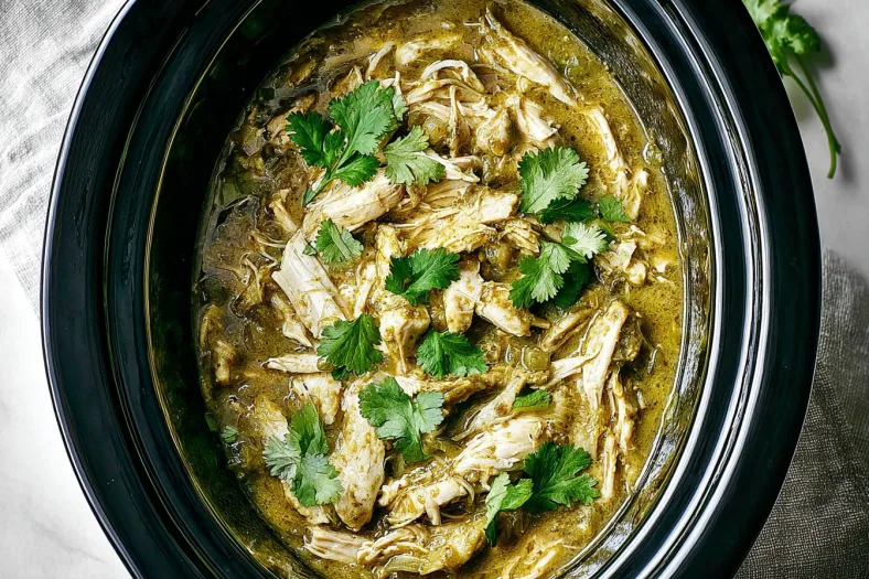Crockpot Salsa Verde Chicken