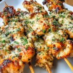 Garlic Parmesan Chicken Skewers: Grill These Flavorful Treats