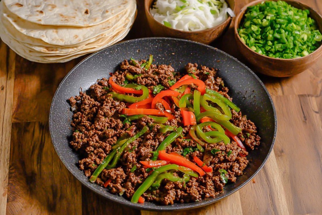 Ground Beef Fajita