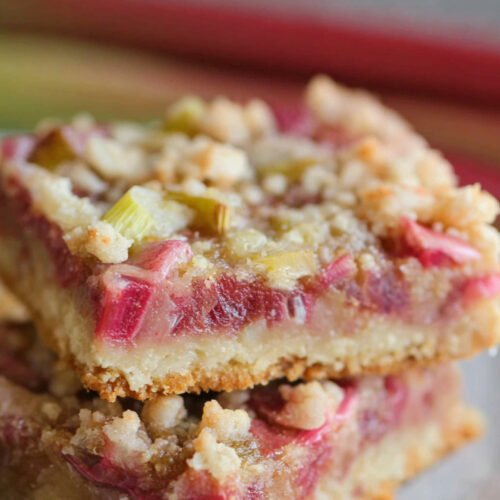Rhubarb Dream Bars