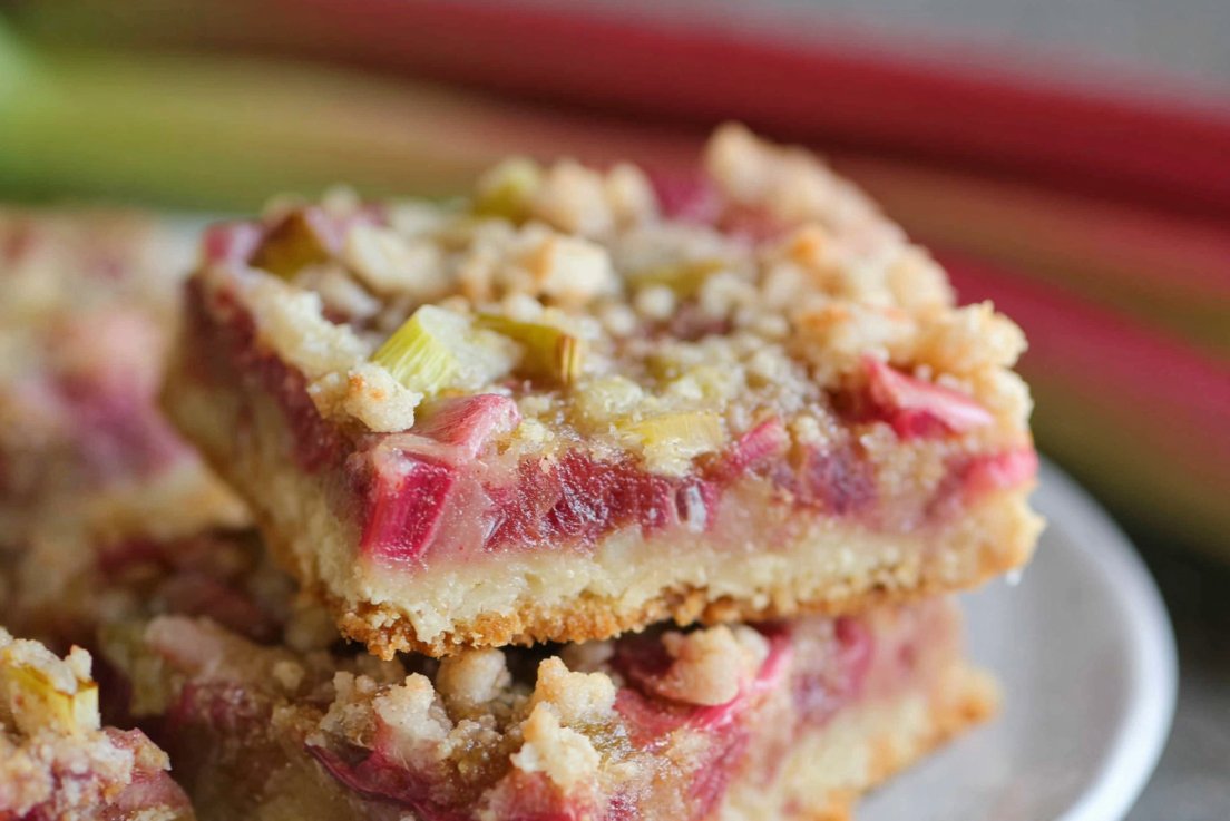 Rhubarb Dream Bars