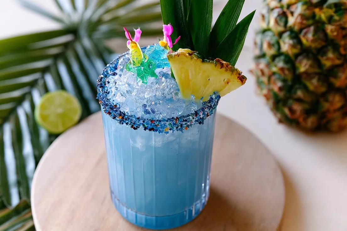 Blue Hawaiian Mocktail