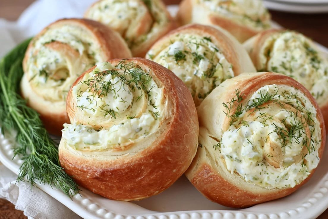 Creamy Pickle Roll Ups