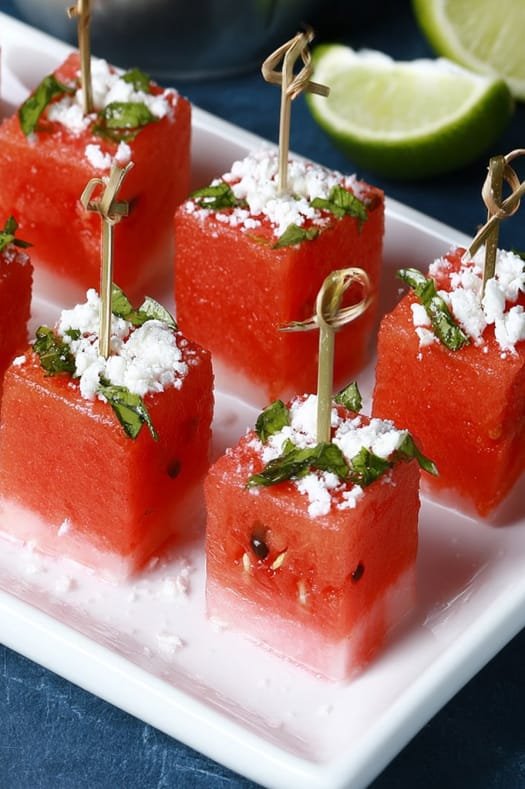 Margarita Watermelon Appetizers