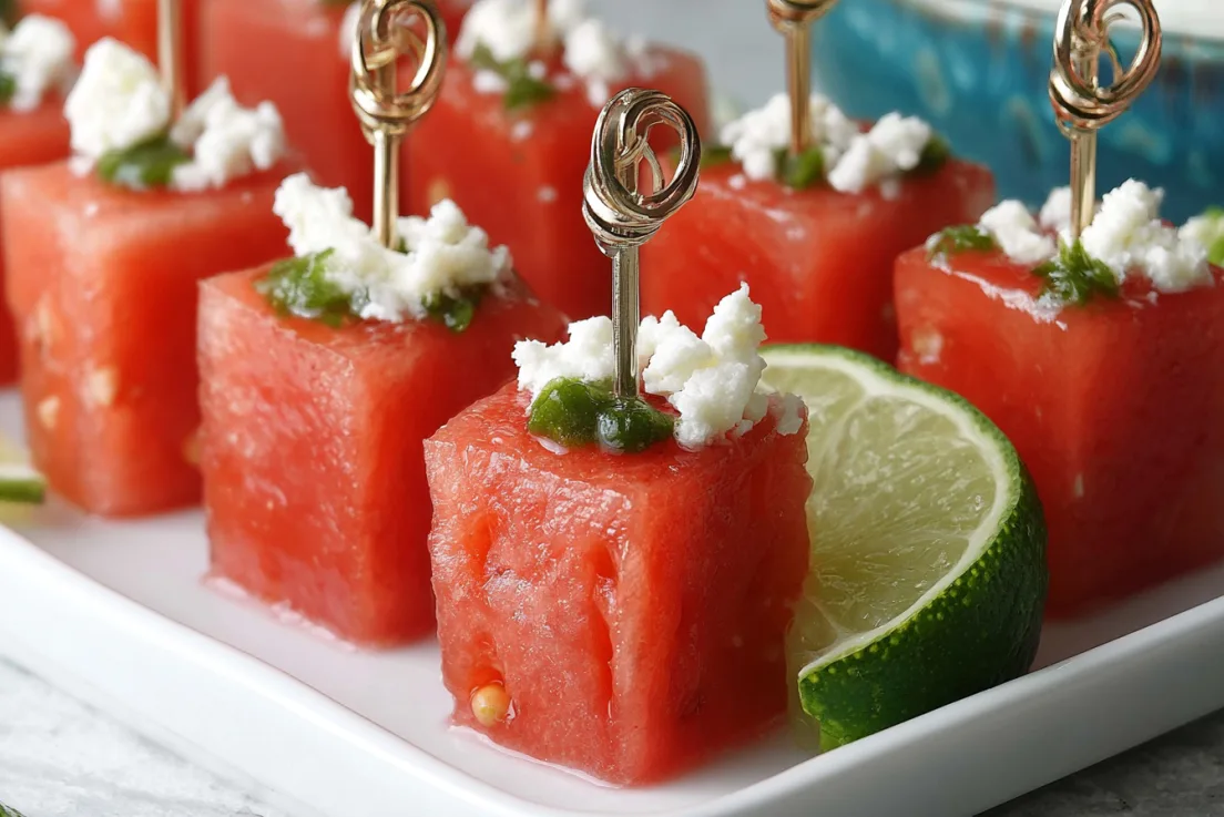 Margarita Watermelon Appetizers
