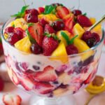 No-Bake Sangria Fruit Trifle